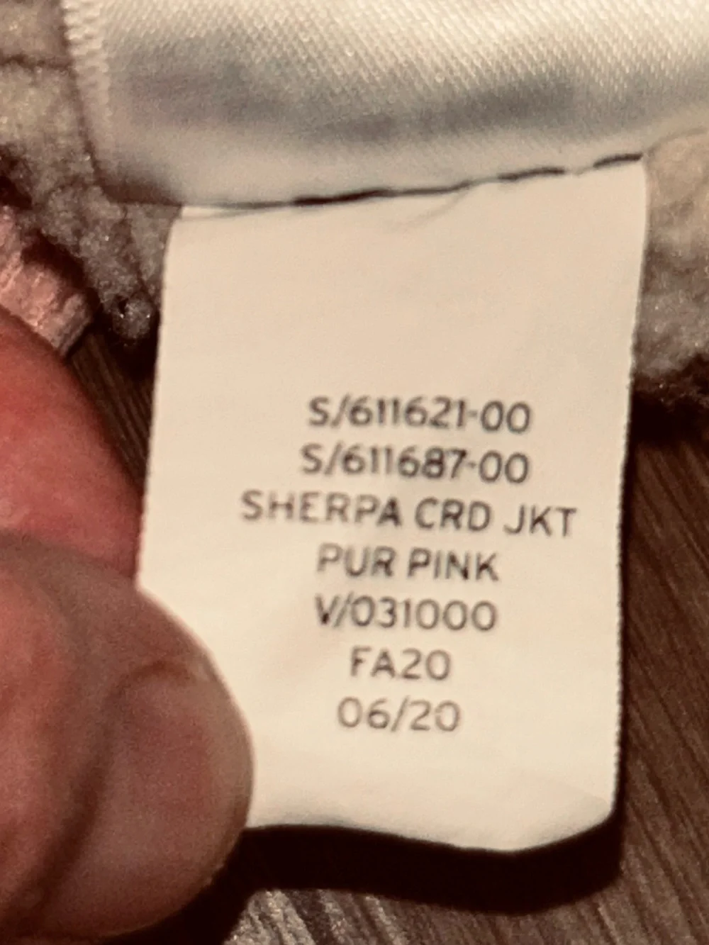 Gap Baby Corduroy Sherpa Jacket Pink Corduroy With Cream Sherpa Lining Size 5 Yr